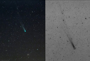 Imagen del cometa ISON publicada el 16 de noviembre en APOD